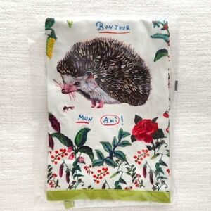 Anthropologie Nathalie Lete Hedgehog Dish Towel - New with Tag